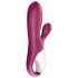 Satisfyer Conejito Caliente - vibrador inteligente con calentador (rojo)