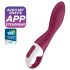 Satisfyer Heated Thrill - vibrador inteligente calefaccionado (rojo)
