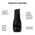 Satisfyer Men Classic - masturbador manual suction (negro)