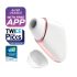 Satisfyer Love Triangle - estimulador de clítoris inteligente (blanco)