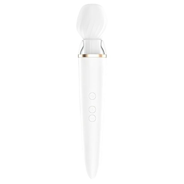 Satisfyer Double Wand-er - vibrador masajeador inteligente - blanco
