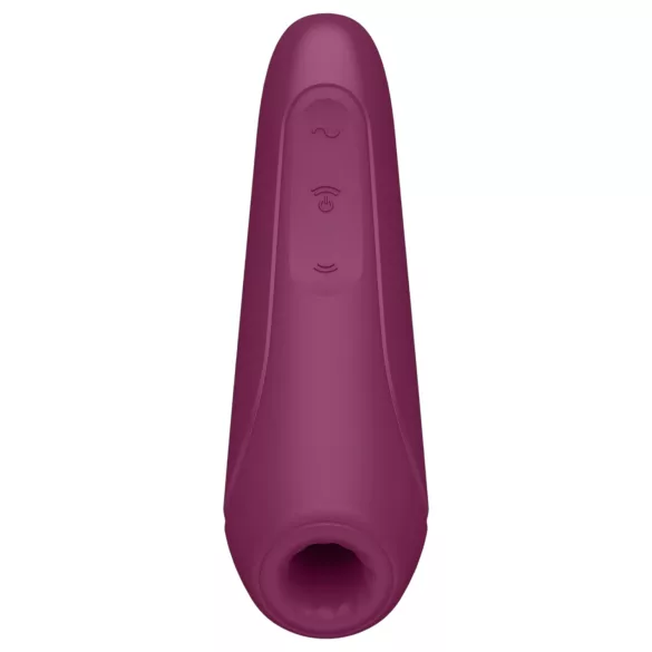 Satisfyer Curvy 1+ - succionador de clítoris de ondas de aire - rojo