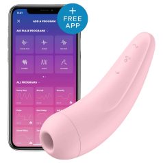   Satisfyer Curvy 2+ - estimulador inteligente de clítoris aireado (rosa)