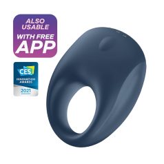 Satisfyer Strong One - anillo vibrador inteligente (azul)
