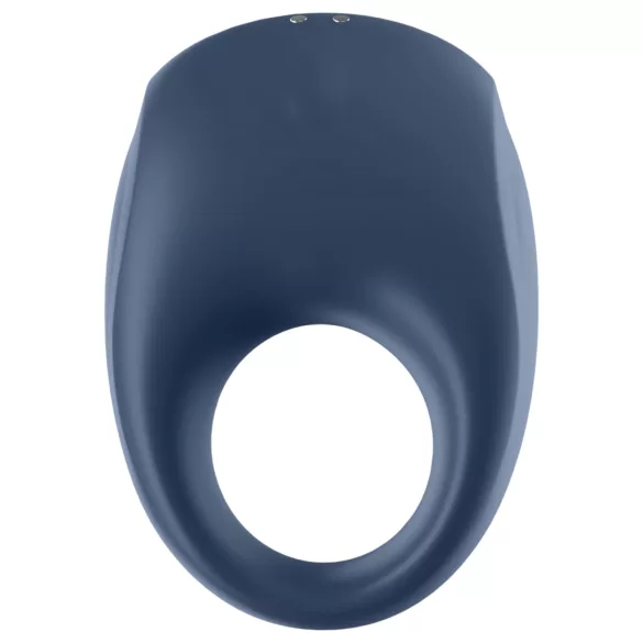 Satisfyer Strong One - anillo vibrador inteligente para pene - silicona azul