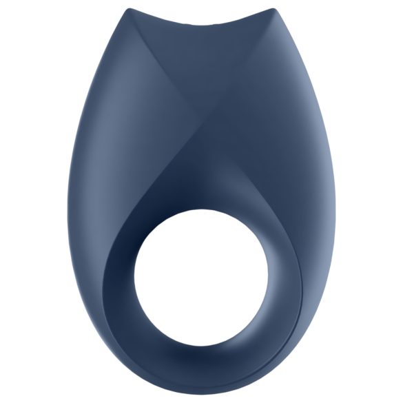 Satisfyer Royal One - anillo vibrador para pene inteligente - silicona azul