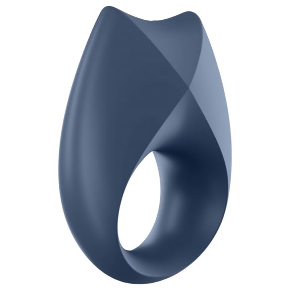 Satisfyer Royal One - anillo vibrador para pene inteligente - silicona azul