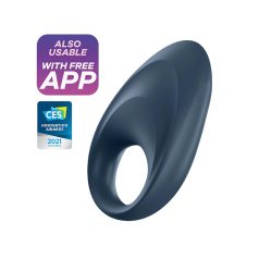   Satisfyer Mighty One - anillo vibrador inteligente para pene (azul)