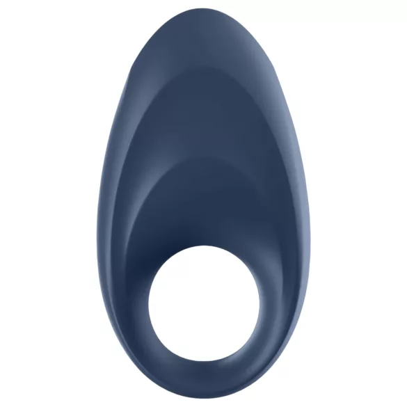 Satisfyer Mighty One - anillo vibrador para pene - control app - silicona azul