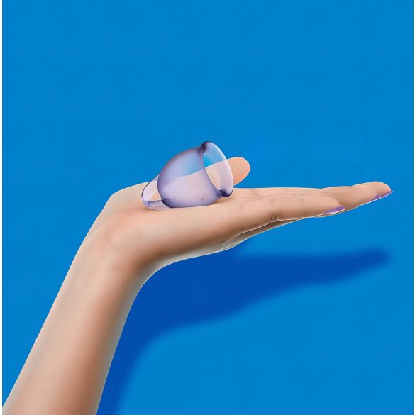Satisfyer Feel Confident - copa menstrual set - silicona - lila