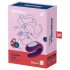 Satisfyer Double Joy - vibrador doble inteligente, resistente al agua (lila)