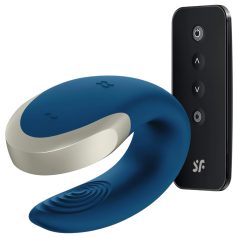 Satisfyer Double Love - vibrador para parejas inteligente (azul)   Satisfyer Double Love - vibrador para parejas inteligente (azul)