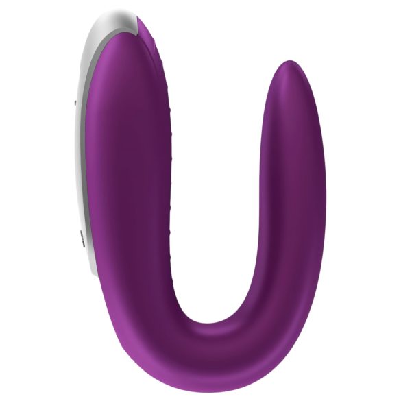 Satisfyer Double Fun - vibrador para parejas inteligente - silicona lila
