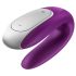 Satisfyer Double Fun - vibrador doble inteligente (lila)