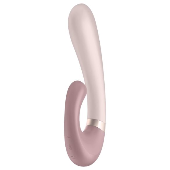 Satisfyer Heat Wave - Vibrador inteligente con calor y brazo (beige)