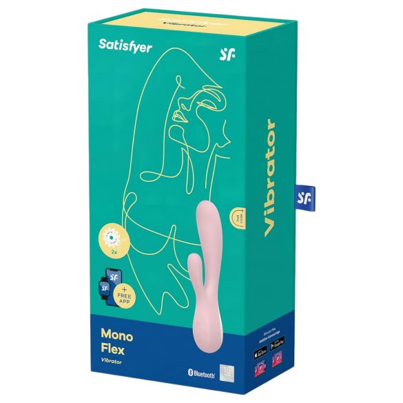 Satisfyer Mono Flex - vibrador inteligente resistente al agua (rosa)