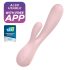 Satisfyer Mono Flex - vibrador inteligente impermeable (rosa)