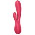 Satisfyer Mono Flex - Vibrador inteligente y resistente al agua (rojo)