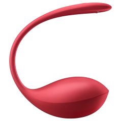   Satisfyer Shiny Petal - huevo vibrador con control remoto (rojo)