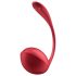 Huevo vibrador Satisfyer Shiny Petal rojo con control remoto