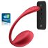 Huevo vibrador Satisfyer Shiny Petal rojo con control remoto