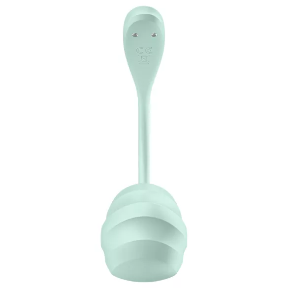 Satisfyer - huevo vibrador inteligente - silicona verde