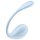 Satisfyer Smooth Petal - huevo vibrante inteligente (azul)
