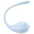 Satisfyer Smooth Petal - huevo vibrador inteligente (azul)