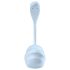 Satisfyer Smooth Petal - huevo vibrante inteligente (azul)