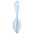 Satisfyer Smooth Petal - huevo vibrante inteligente (azul)