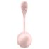 Satisfyer Ribbed Petal - Huevo vibrador radio (rosa)