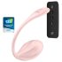 Satisfyer Ribbed Petal - Huevo vibrador radio (rosa)