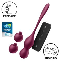   Satisfyer Love Birds Vary - inteligente, ajustable bola geisha (roja)
