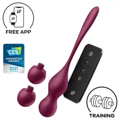   Satisfyer Love Birds Vary - Bola china vibradora con control por app (roja)