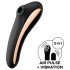 Satisfyer Dual Kiss - vibrador recargable para clítoris y vaginal (negro)
