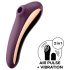 Satisfyer Dual Kiss - Vibrador 2 en 1 vaginal y clitorial (lila)