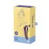 Satisfyer Dual Kiss - Vibrador 2 en 1 vaginal y clitorial (lila)