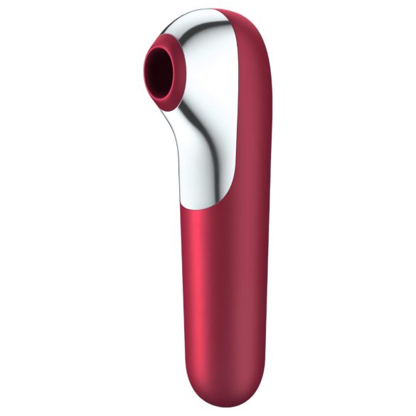 Satisfyer Dual Love - vibrador inteligente vaginal y de clítoris (rojo)