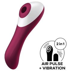   Satisfyer Dual Crush - vibrador vaginal y de clítoris recargable - rojo