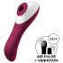 Satisfyer Dual Crush - vibrador vaginal y de clítoris recargable - rojo