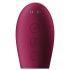 Satisfyer Dual Crush - vibrador vaginal y de clítoris recargable - rojo