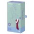 Satisfyer Dual Crush - vibrador vaginal y de clítoris recargable - rojo