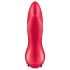 Satisfyer Rotator Plug 1 - vibrador anal con cuentas (rojo)