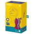 Satisfyer Rotator Plug 2 - Vibrador anal con perlas recargable (rojo)