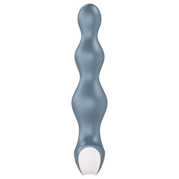 Satisfyer Lolli-Plug 2 - vibrador anal recargable impermeable silicona gris