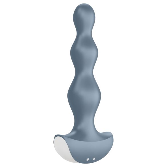 Satisfyer Lolli-Plug 2 - vibrador anal recargable impermeable silicona gris