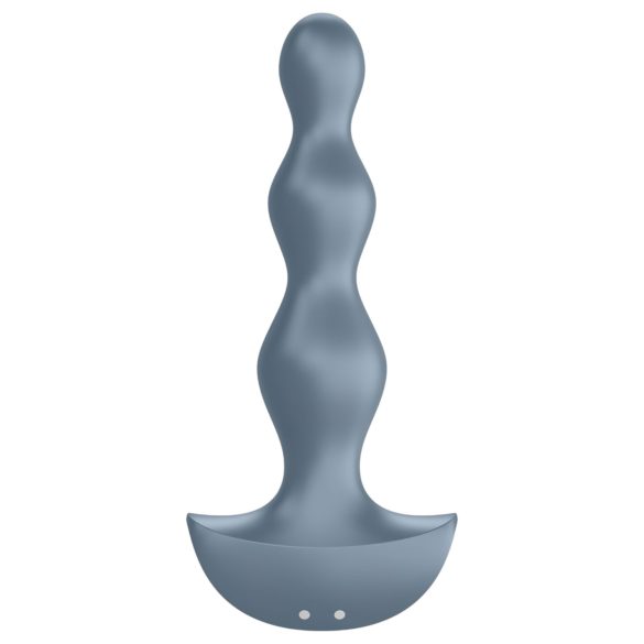 Satisfyer Lolli-Plug 2 - vibrador anal recargable impermeable silicona gris