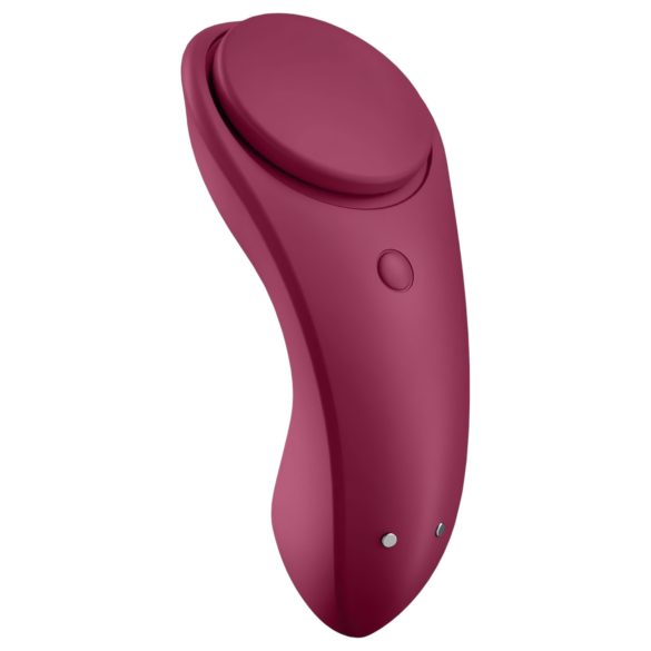 Satisfyer Sexy Secret - Vibrador impermeable de braguitas inteligente (rojo)
