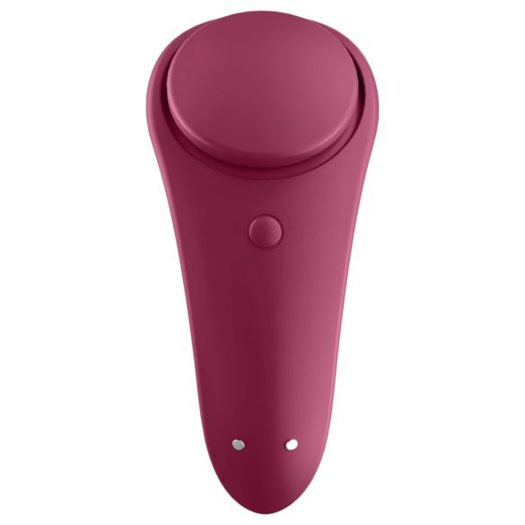 Satisfyer Sexy Secret - vibrador de bragas inteligente impermeable - rojo