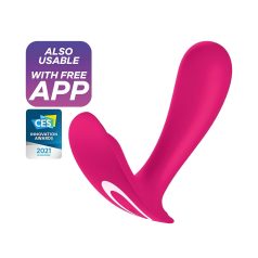   Satisfyer Top Secret - vibrador inteligente de 2 motores (rosa)
